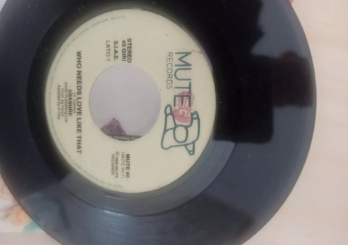Erasure Who Needs Love Like That 45 Giri Pop Mint Cover G - Foto 2 di 2