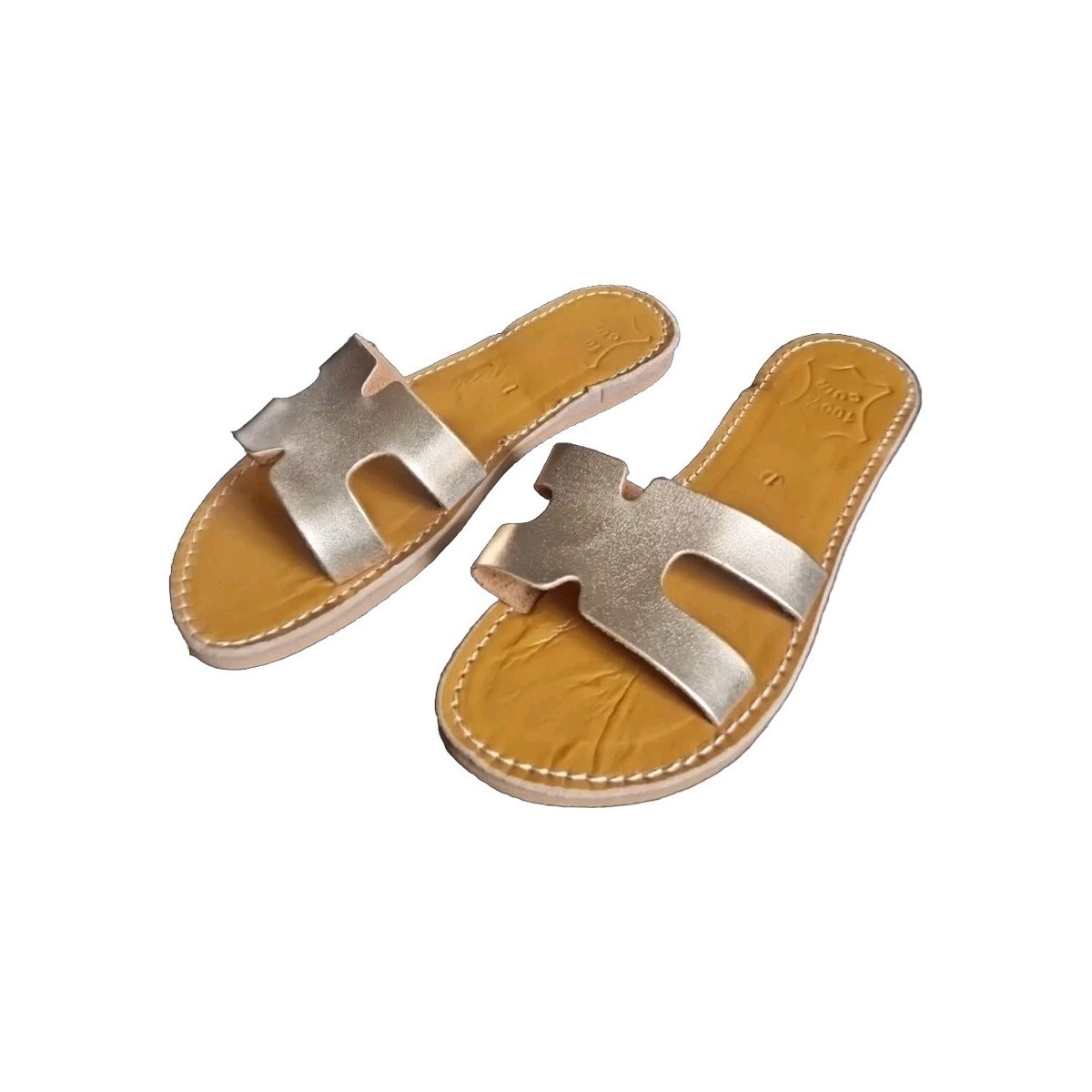Sandales Femme en Cuir Véritable - Fait Main au Maroc