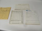 Vintage Avionics & Federal Flight Plan, Pilot's Preflight Check List, Flight Log