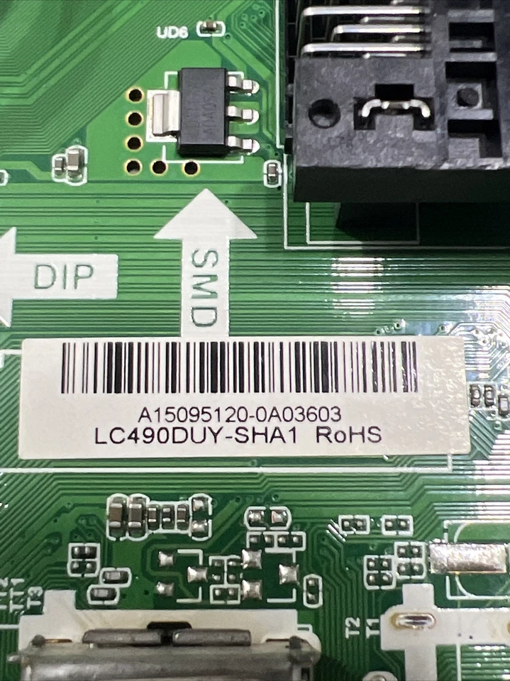 ✅ Carte Mère T.MS6308.702 Pour Tv SHARP 49" LC-49CFE5001K LED LC490DUY-SHA1 - Photo 3/4