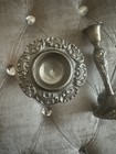 2 Piece GODINGER Silver Art Co. 8" Candlestick Baroque Grape Pattern — photo 3