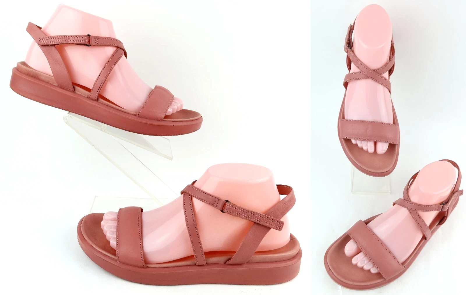 Sandali donna ECCO Flowt LX rosa damascato taglia EU 40 US 9 9 5