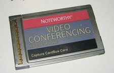 Vintage Toshiba NoteWorthy Video Conferencing Capture CardBus Card without Cable
