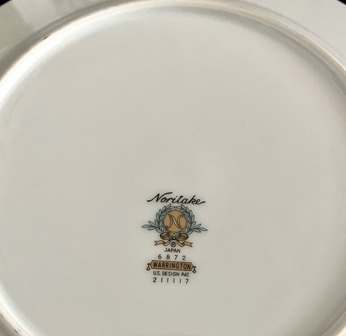 Set Of 2 Vintage Noritake Japan 6872 Warrington 10.5” Dinner Plates Excellent - Picture 7 of 7