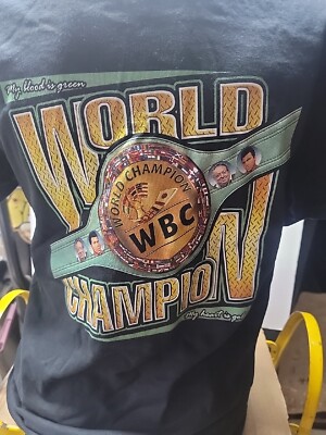 ボクシング wbcチャンピオンTシャツ WBC Champion Boxing Graphic T-Shirt World Champion Size Small