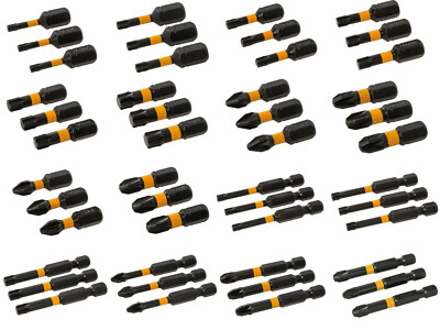 Triton Schlagschrauber-Bits kurz / lang S2-Stahl 1/4'' Bit TRX Torx PH PZ