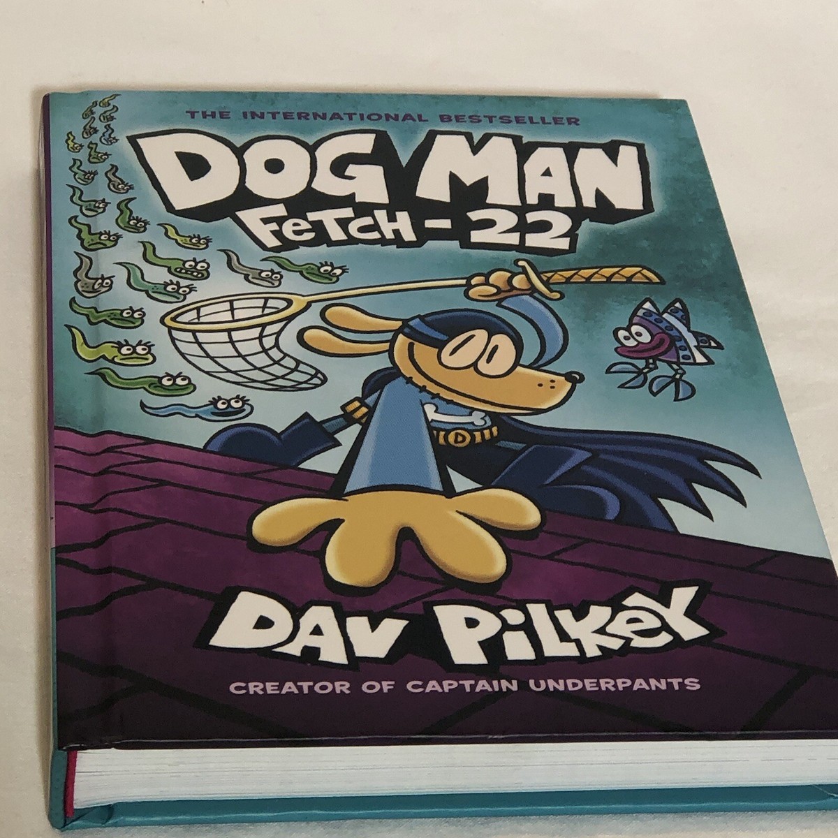 Dav Pilkey Dog Man Series Lot 4 Hardcover Books Illustrated