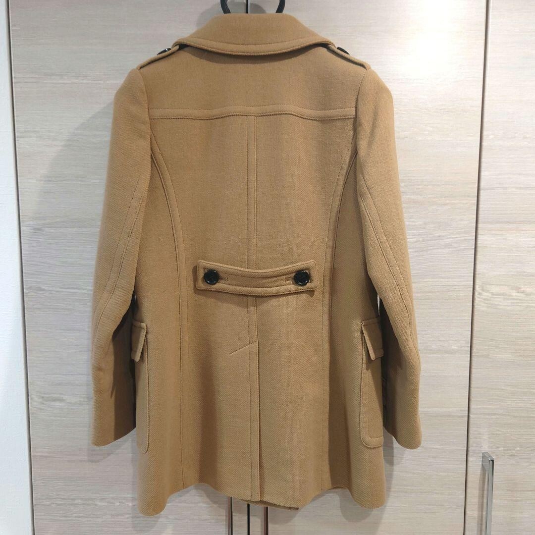 BURBERRY LONDON B1B38-657-46 Pea Coat Jacket Women's Size 38 wool