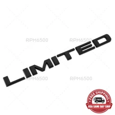 For Jeep Cherokee Limited Rear Liftgate Gloss Black Nameplate Emblem Decal OEM