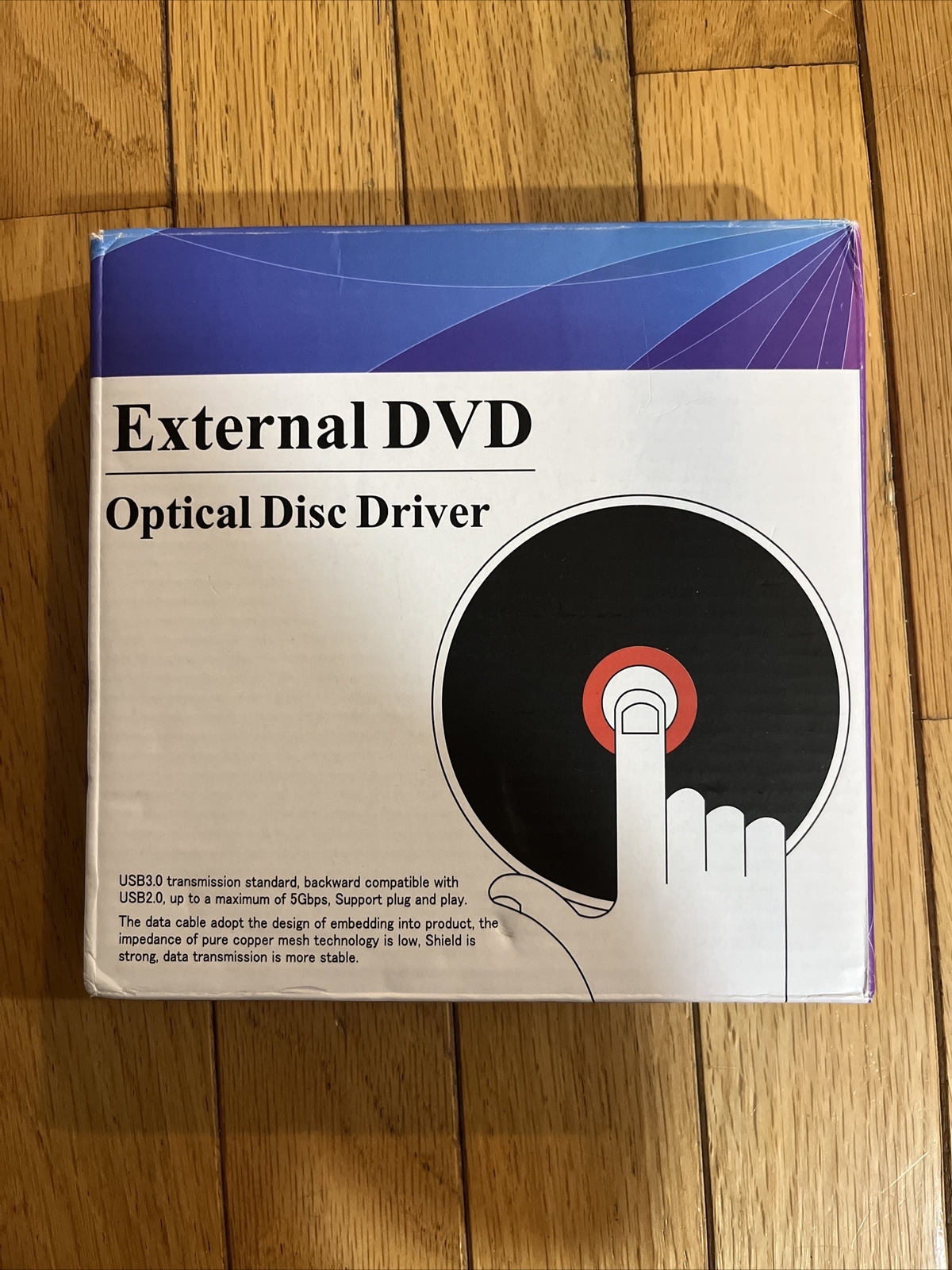 NEW-External Hard Drive ODD & HDD Device, open box. Pop-up Mobile External-image