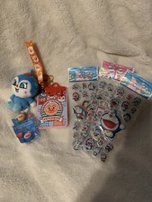New Sega Japan Doraemon Character Anime Plush Strap Stickers And KeyChains