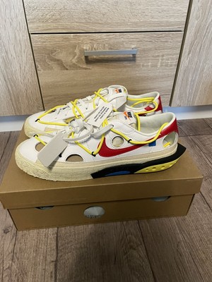 Nike x Off White Blazer Low White / Red EU 44.5 / US 10.5 DSWT