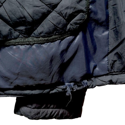 Barbour Quilting Jacket Coat black size L Embroidered Logo - Picture 4 of 11