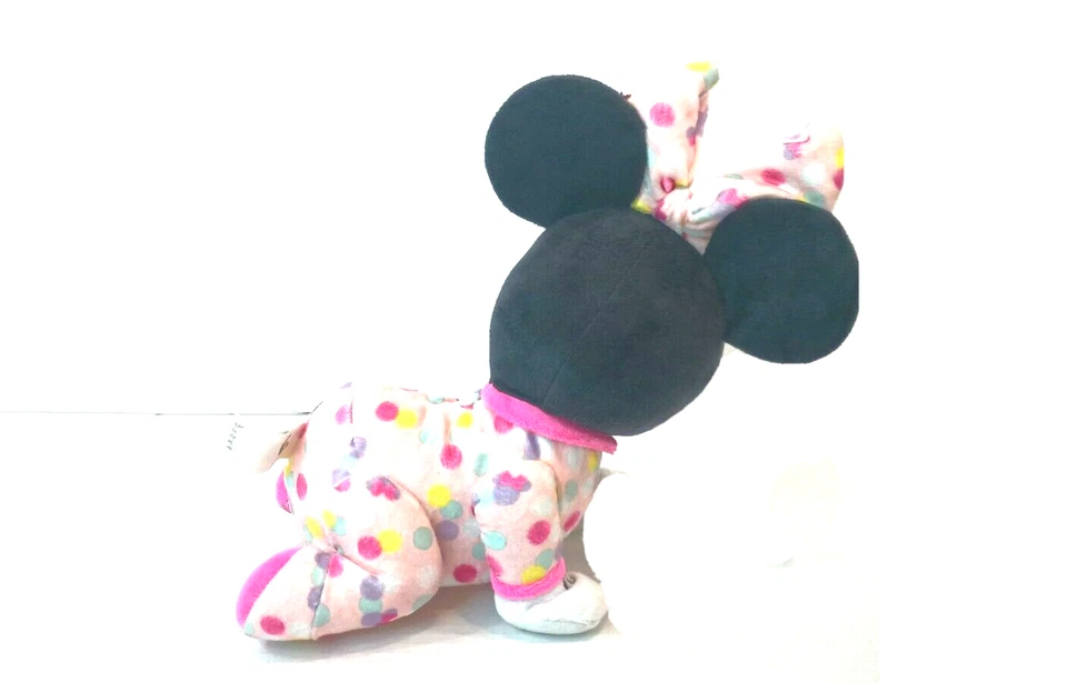 Disney BABY MINNIE Mouse Musical Touch N Crawling Crawling Talking Plush Testado - Imagem 3 de 4