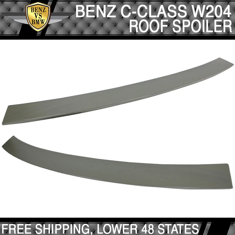 08-14 Benz C Class W204 4Dr OE Style Unpainted ABS Roof Spoiler - Изображение 3 из 4