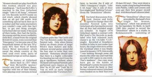 Girlschool Emergency 2 CD Set Mint Condition Hard Rock Metal UK - Picture 11 of 12