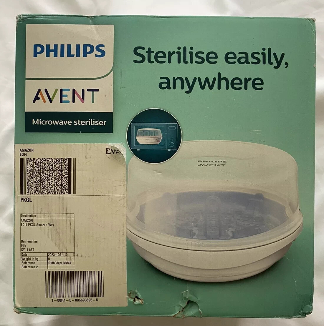 Philips Avent Microwave Steam Sterilizer for Baby Bottles