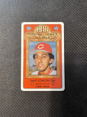 1981 Perma-Graphics All-Star Dave Concepcion