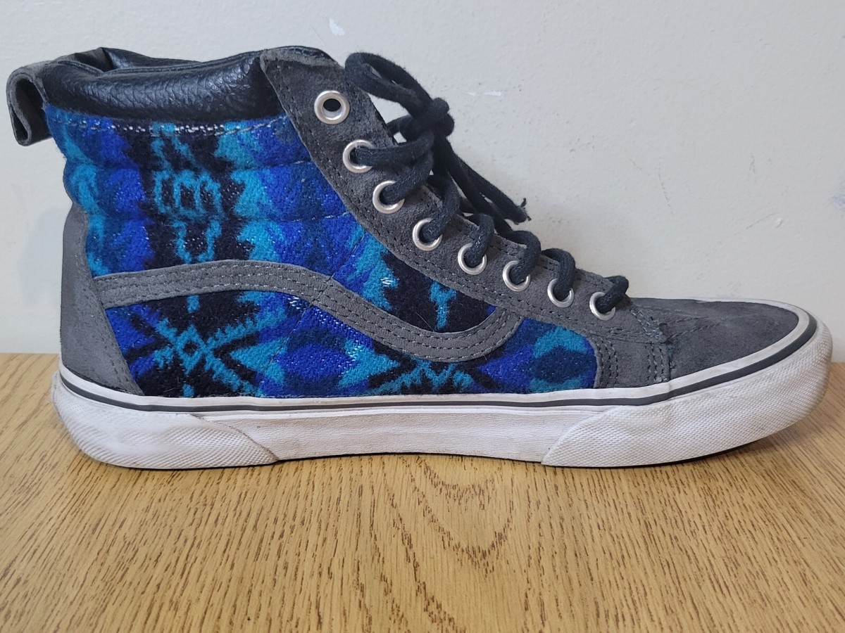 Vans Pendleton Blue Tribal SK8-Hi 3M Scotchgard Insulated Hi-Top 