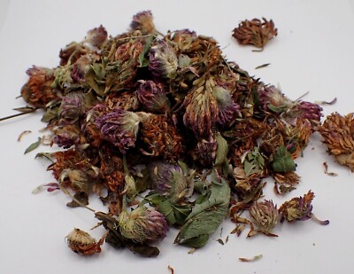 Red Clover Flower Herb Organic Dried Cut / Farm Fresh Packed USA Free Ship