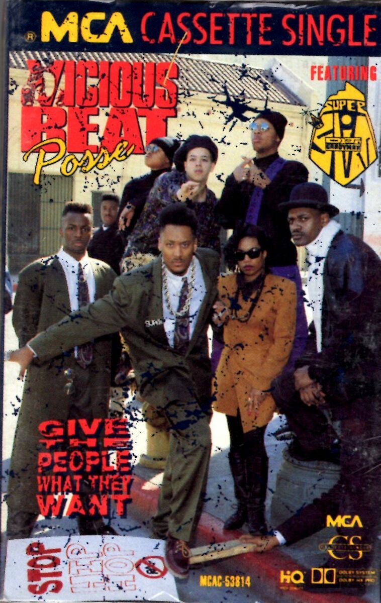 Superslim & DJ Candyman/Vicious Beat Posse: Give The People What They Want: Cassette Single Superslim & DJ Candyman/Vicious Beat Posse: Give The People What They Want: Cassette Single