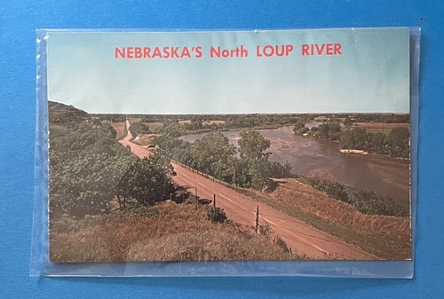 Nebraskas North Loup River Valley Scotia Chalk Hills Near Ord Postkarte UNBENUTZT