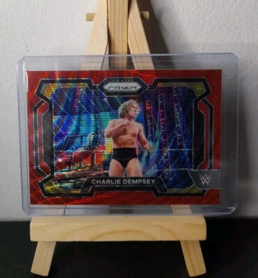 2024 Charlie Dempsey Panini Prizm WWE Red Ruby Wave Prizm