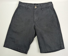 RVCA Chino Shorts Nature x Industry Men's 28 Faded Black Casual Walking Surf
