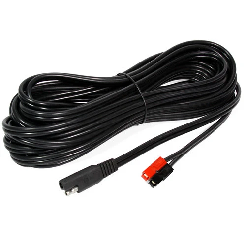 VALLEY ENTERPRISES Bullet/SAE Power Connector to Anderson Powerpole Adapter Cable 16 Gauge, 12 feet