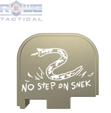 Rowe Tactical Rear Slide Cover Plate for Glock  G43 G43x G48 - No Step On Snek