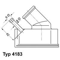 Thermostat FüR Opel Astra F G H,Calibra A,Omega B,Sintra,Speedster,Vectra A B