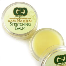 Gauge Gear Ear Stretching Balm Cream, Used for Plugs, Tapers, Expanders 10ml