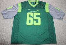 XFL Football Orlando Guardians Dye Sewn Jersey 3XL Green Under Armour