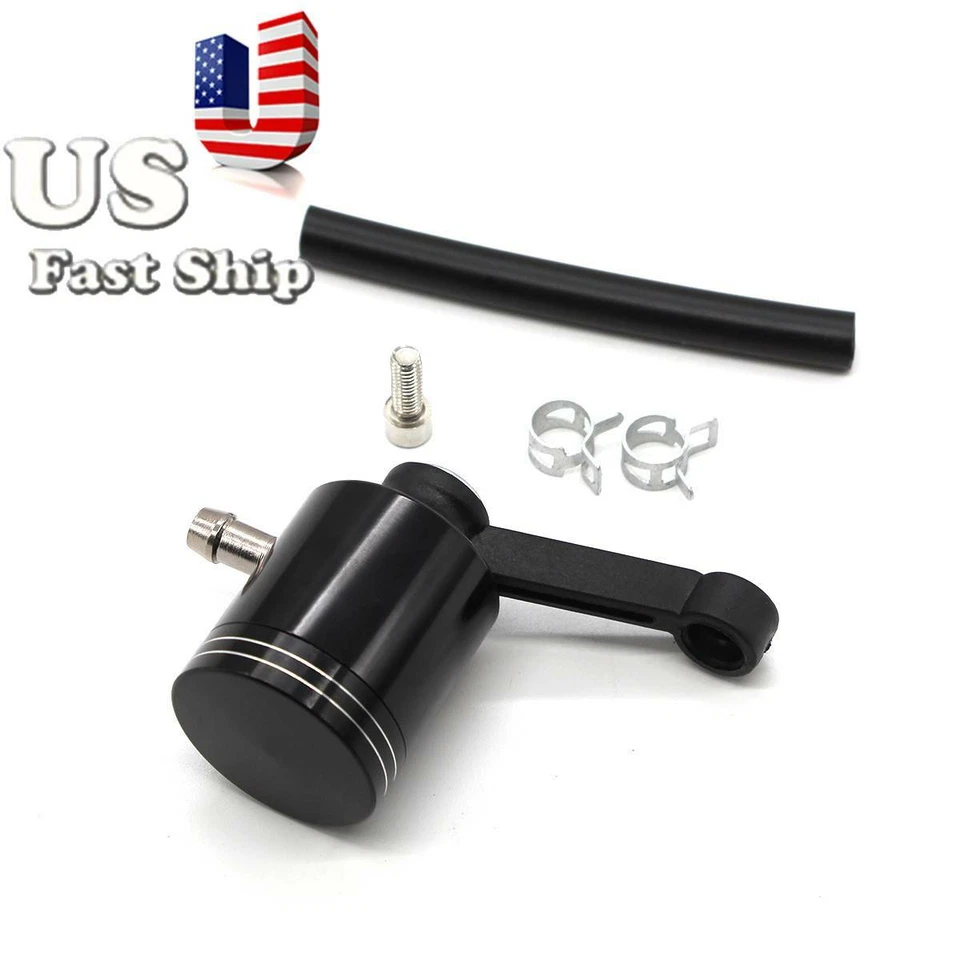 Bomba de depósito de aceite fluido de cilindro delantero CNC apta para Suzuki GSXR600 2004-2016 EE. UU. NEGRA Foto 2 de 4