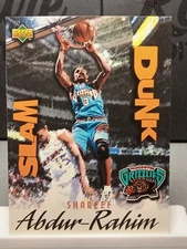VTG 1997 Upper Deck Nestle Slam Dunk #11 Shareef Abdur-Rahim Vancouver Grizzlies