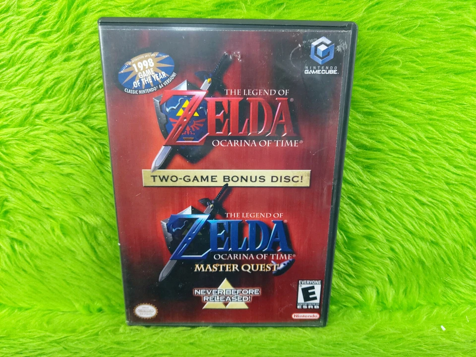 gamecube ZELDA Ocarina Of Time + Master Quest Spiel (NI) Nintendo PAL UK Version - Bild 2 von 4