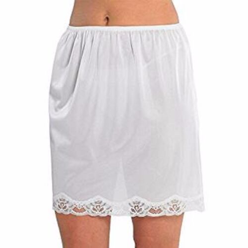 New Ladies Marlon Cling Resistant Anti Static Half Slip Lace Edge Underskirt - Picture 3 of 3