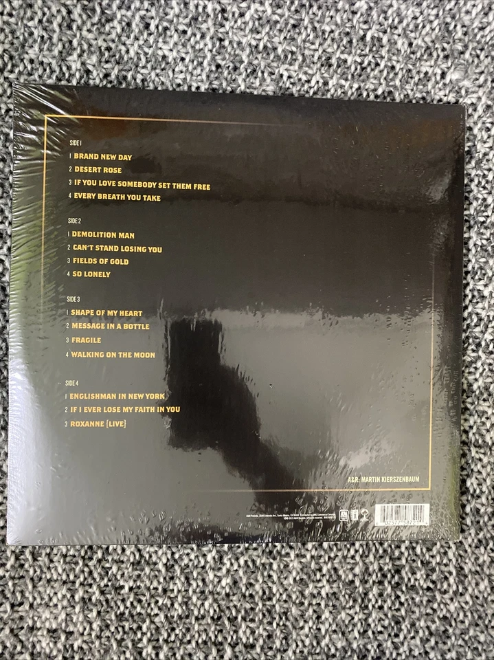 Sting Lp SEALED My Songs 2019 New 2x Lp + Poster - Image 3 of 4