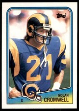 1988 Topps Nolan Cromwell Los Angeles Rams #299