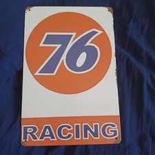 8"X12" Metal Sign Man Cave Wall Art Garage Bar Gas Station 76 Racing Oil Gas