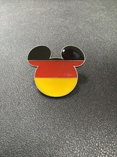 2007 Disney Epcot World Showcase Germany Mickey Head & Ears German Flag Pin