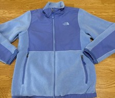 THE NORTH FACE Jacket Girls XL 18 Denali Fleece Full Zip Lavender Purple Nice 