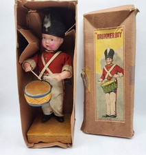 Antique Japanese Drum Major Wind Up Toy Nifty Toys Original Box