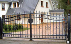 Metallzaun mit Tor Schmiedezaun – Komplettanlage nach Maß | Preis pro m²