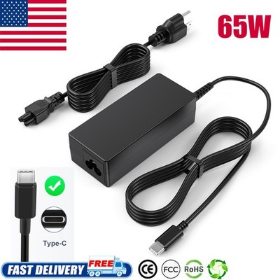 NEW 65W 20V 3.25A USB-C Type-C Adapter Charger For Lenovo ThinkPad X1 Carbon