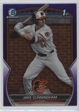 2023 Bowman Draft Chrome Purple Refractor 32/250 Jake Cunningham #BDC-198 0o4p