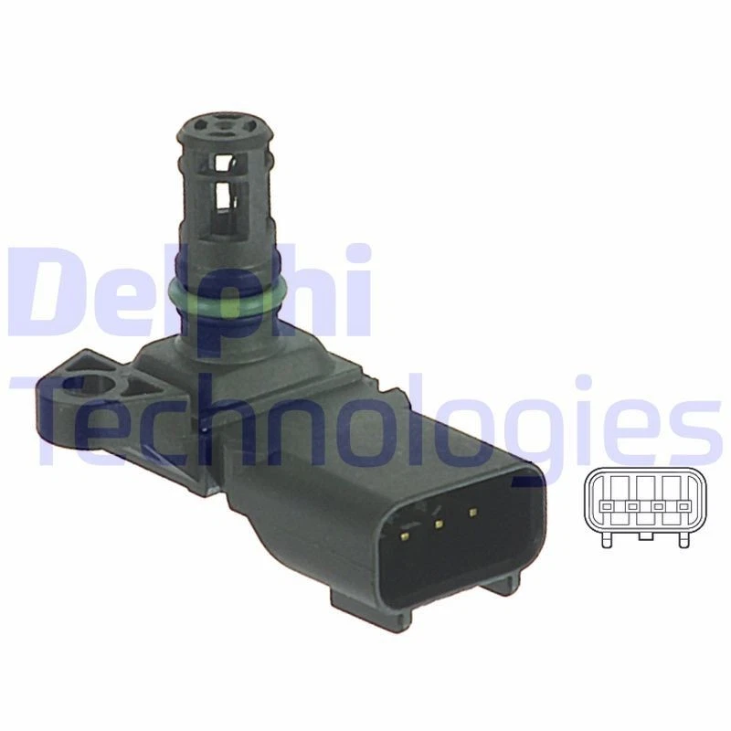 DELPHI MAP-SENSOR SAUGROHRDRUCK LADEDRUCK passend für FORD C-MAX FIESTA FOCUS - Bild 2 von 2