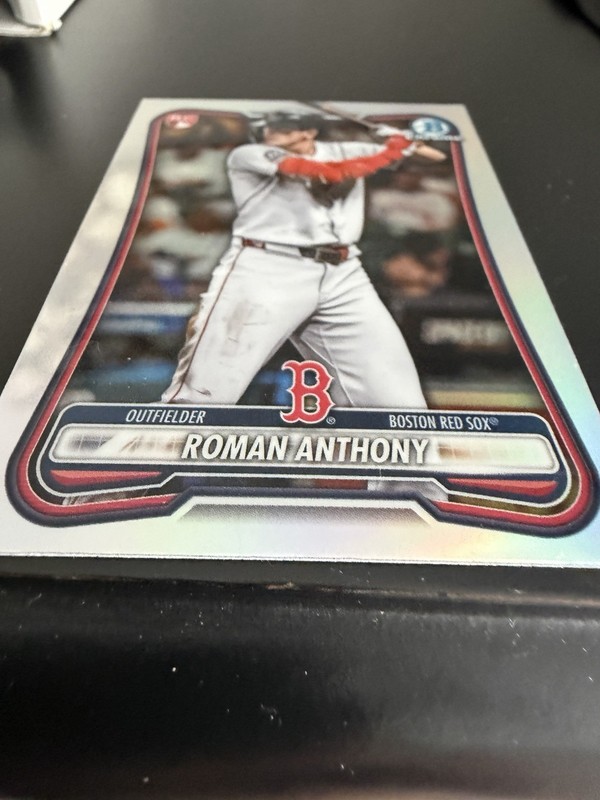 ROMAN ANTHONY BOWMAN ROOKIE RED LOGO ICON RC BOSTON RED SOX #18 2026 26