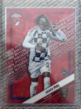 Ariath Piol RC 2025 Topps Chrome MLS Sapphire #194 Pitch Prodigies Red 2/5