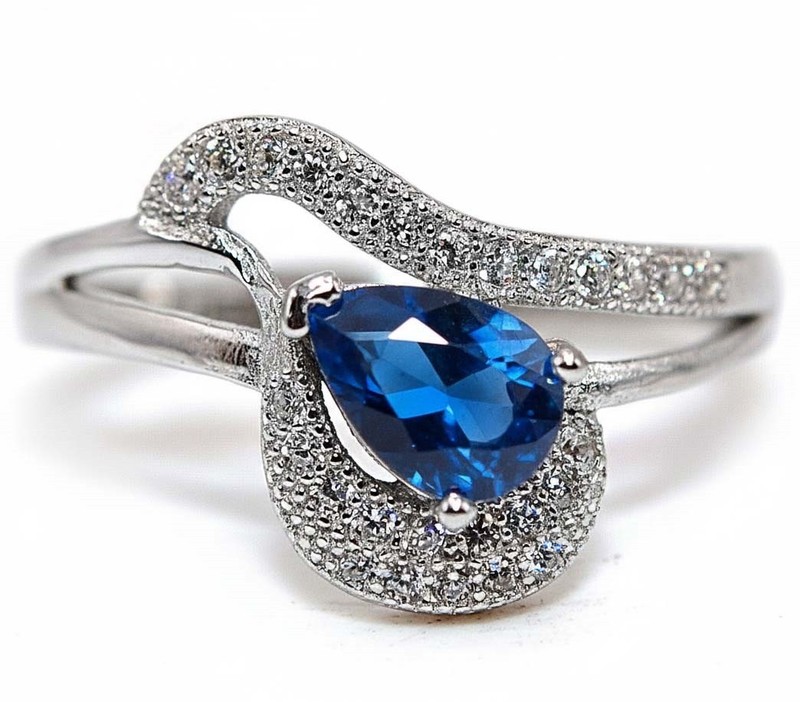 1CT Heat Treated Kyanite 925 Sterling Silver Ring Jewelry Sz 6 F8-1